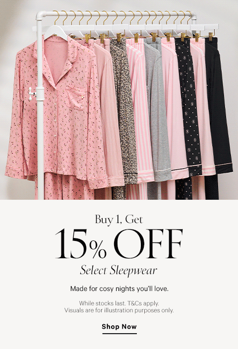Sleep Buy 1 get 15%, Buy 2 get 25%