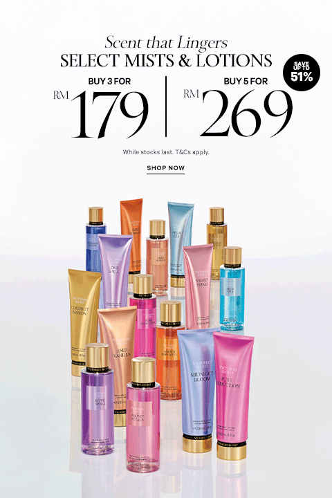 Mist & Body buy 5 for RM269