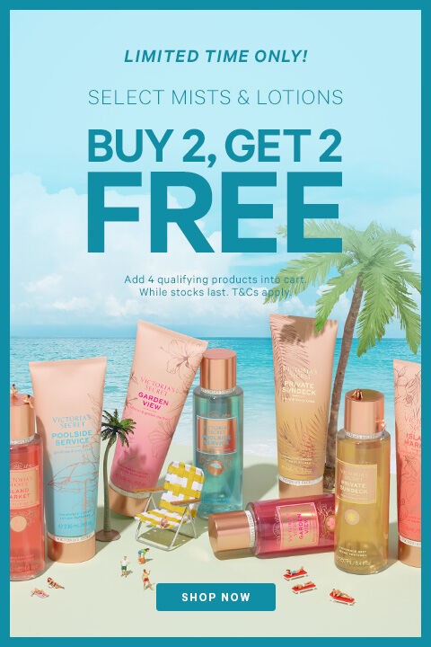 Mists and Lotions Buy 2, Get 2 Free