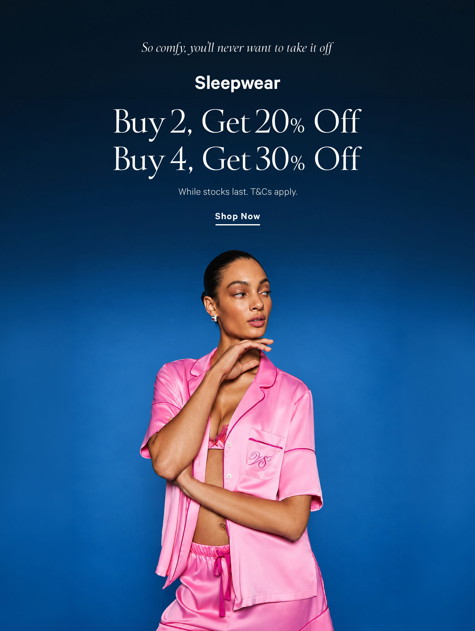 Sleep Buy 2 Get 20%, Buy 4 Get 30%