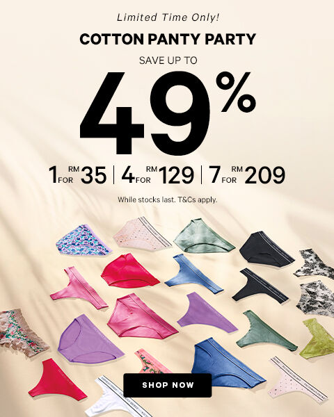 Cotton Panty Party Save Up To 49%