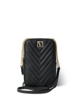 Quilted Phone Crossbody Chain Bag,  Quilted Phone Crossbody Chain Bag