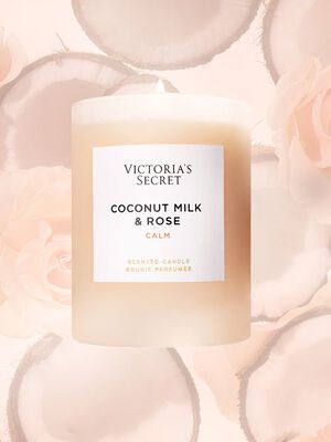 Coconut Milk & Rose Natural Beauty Scented Candle 200g