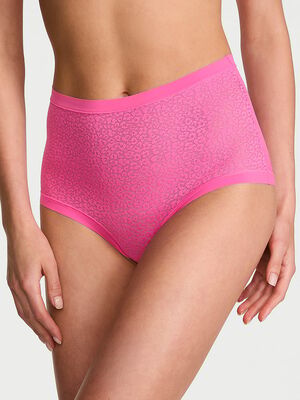 No-Show Leopard Lace Modern Brief Panty