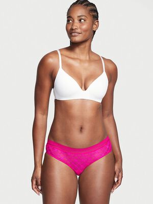Logo Mesh Hiphugger Panty