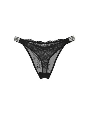 Shine Strap Rose Lace Panty
