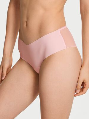 No-Show Sheer Logo Cheeky Panty