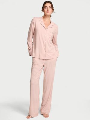 Ultra-Fine Modal Long Pajama Set,  Ultra-Fine Modal Long Pajama Set