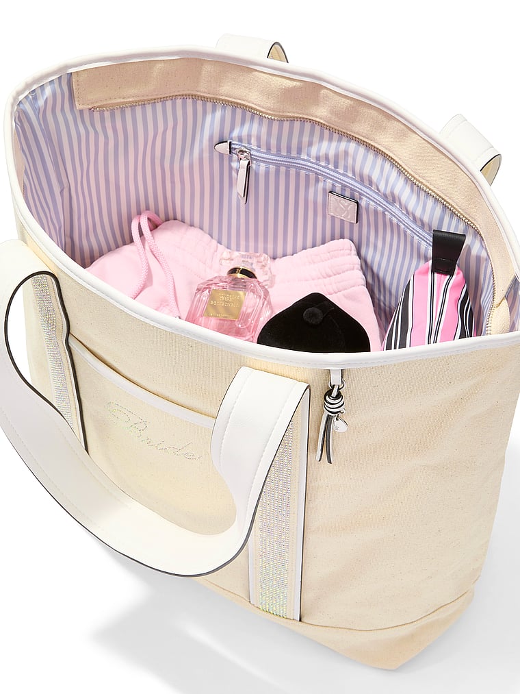 Bridal Shine Canvas Tote Bag image number null