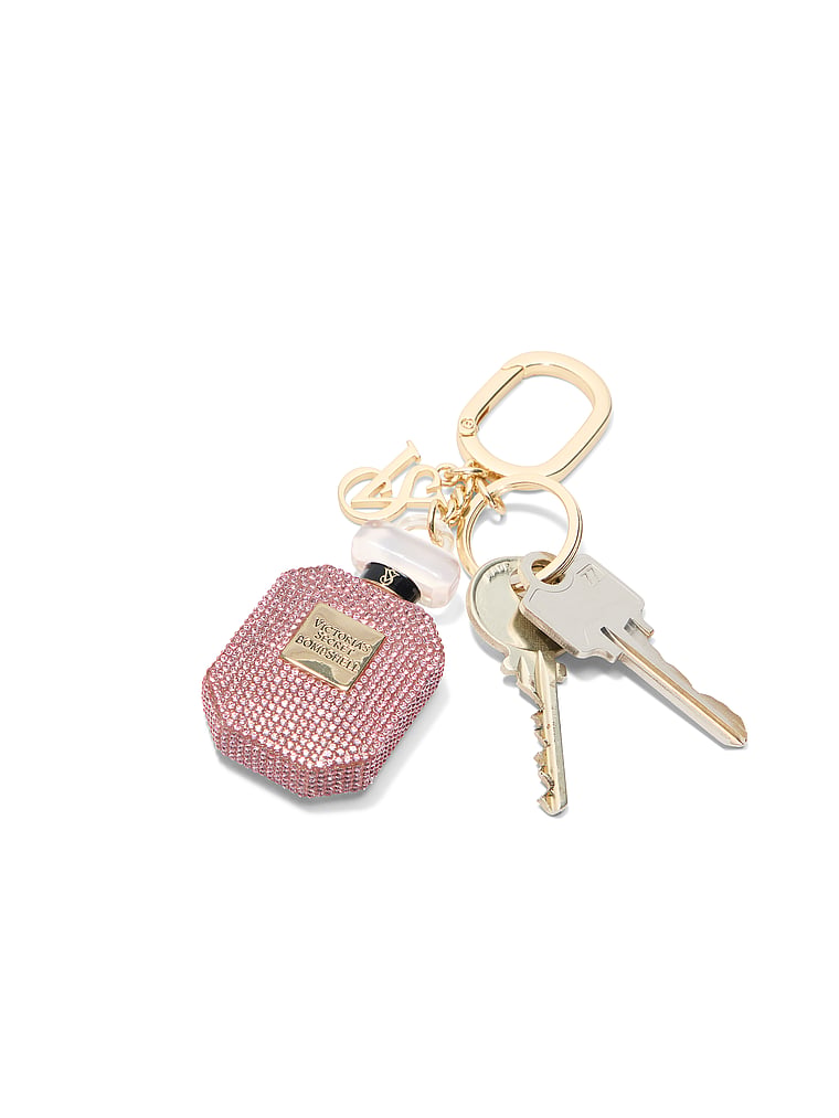 Bombshell Bottle Bag Charm Keychain image number null