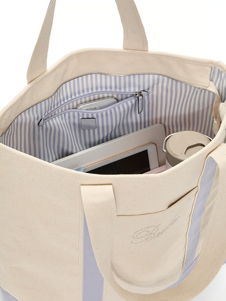 Canvas Bridal Tote Bag image number null