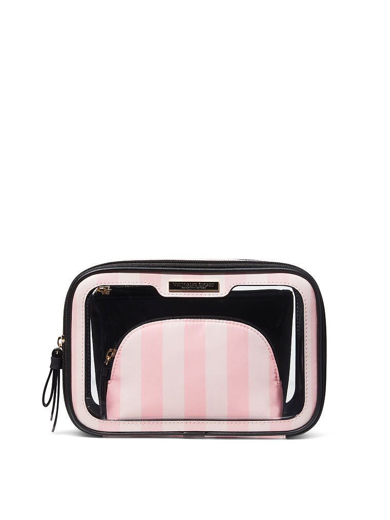 Beauty-To-Go Bag Trio, Iconic Stripe, large image number null