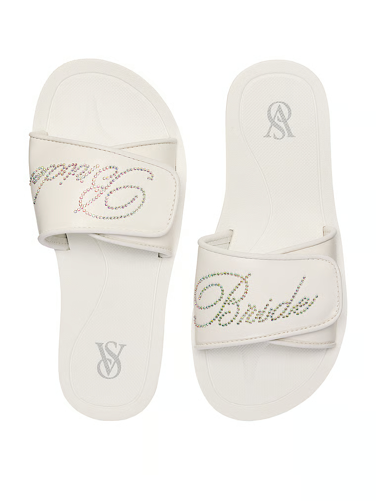 Bridal Slide Sandals image number null