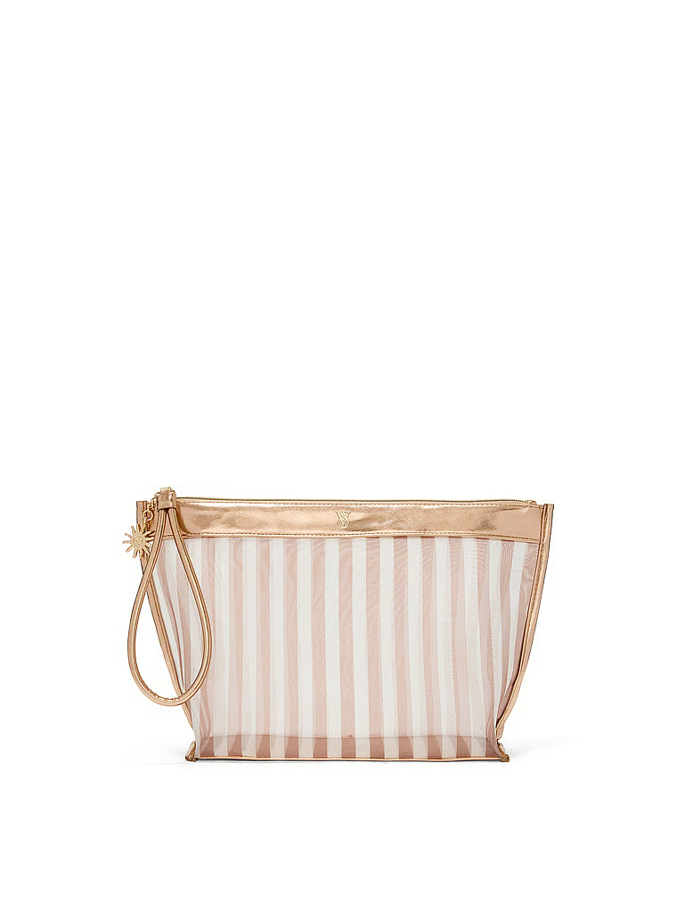 Bronze Wristlet Beauty Pouch image number null