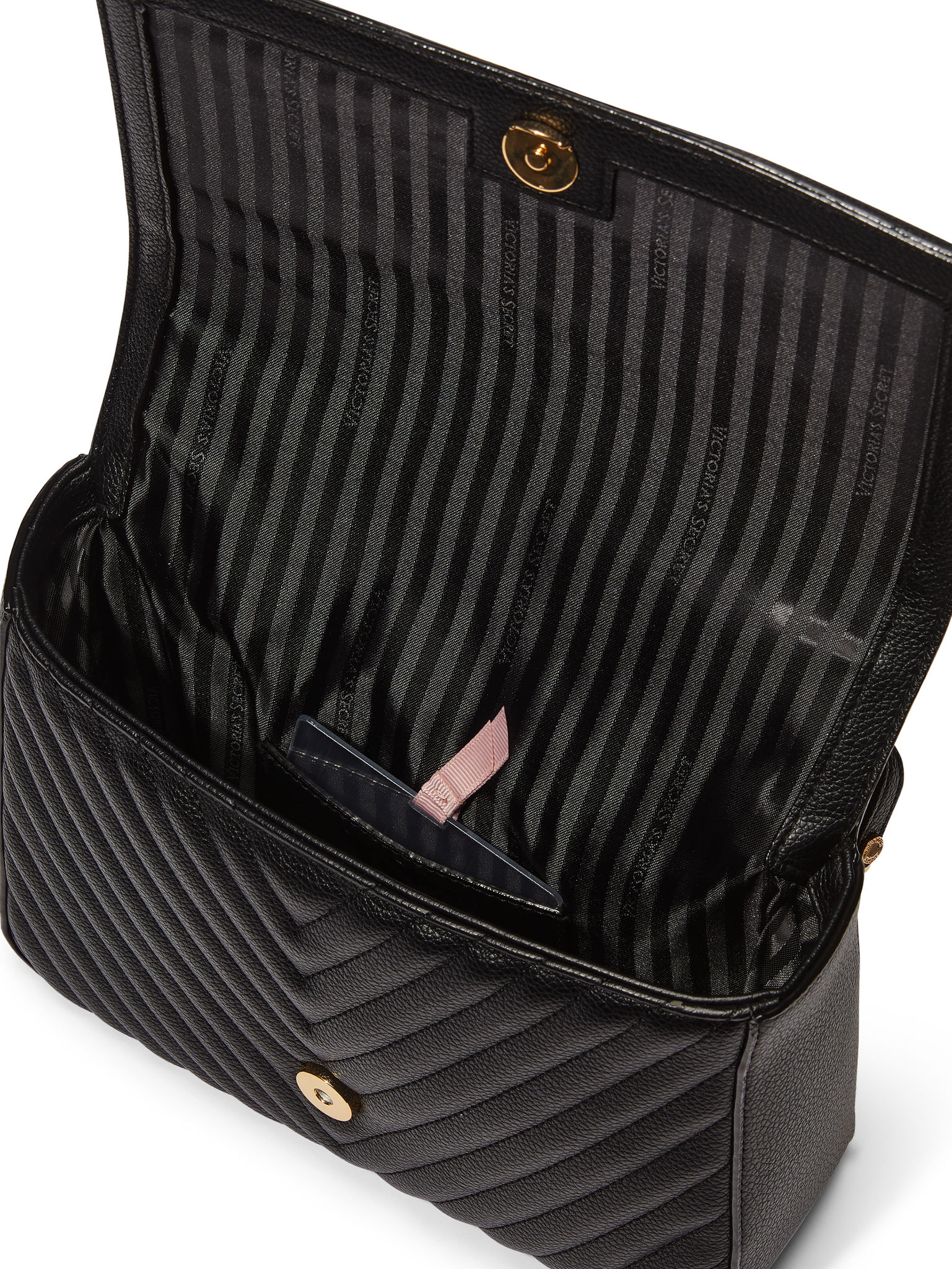The Victoria Medium Shoulder Bag, Black, large image number null