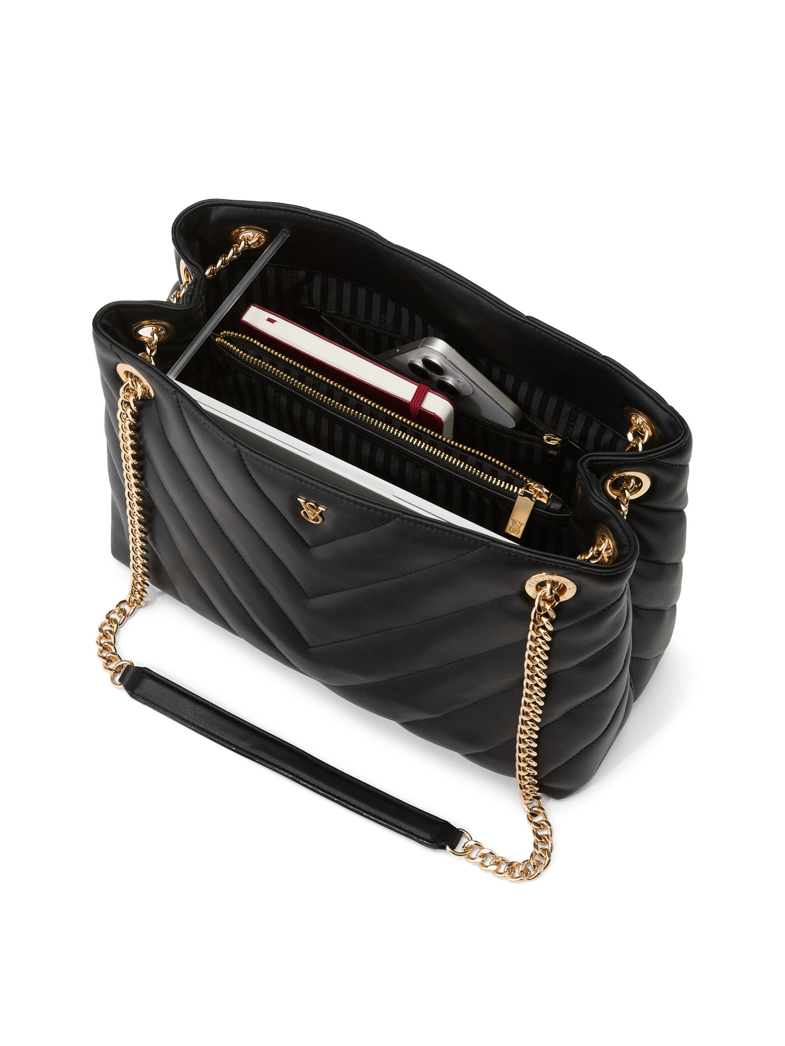 Slouchy Chain Shoulder Bag image number null