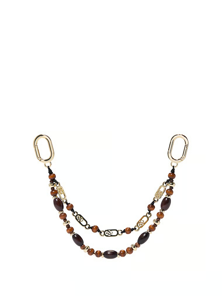 Beaded Chain Bag Charm image number null
