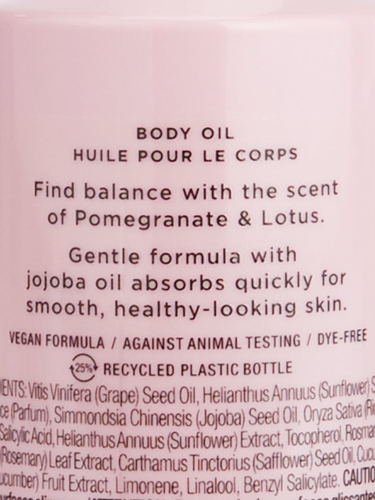 Pomegranate & Lotus Body Oil image number null