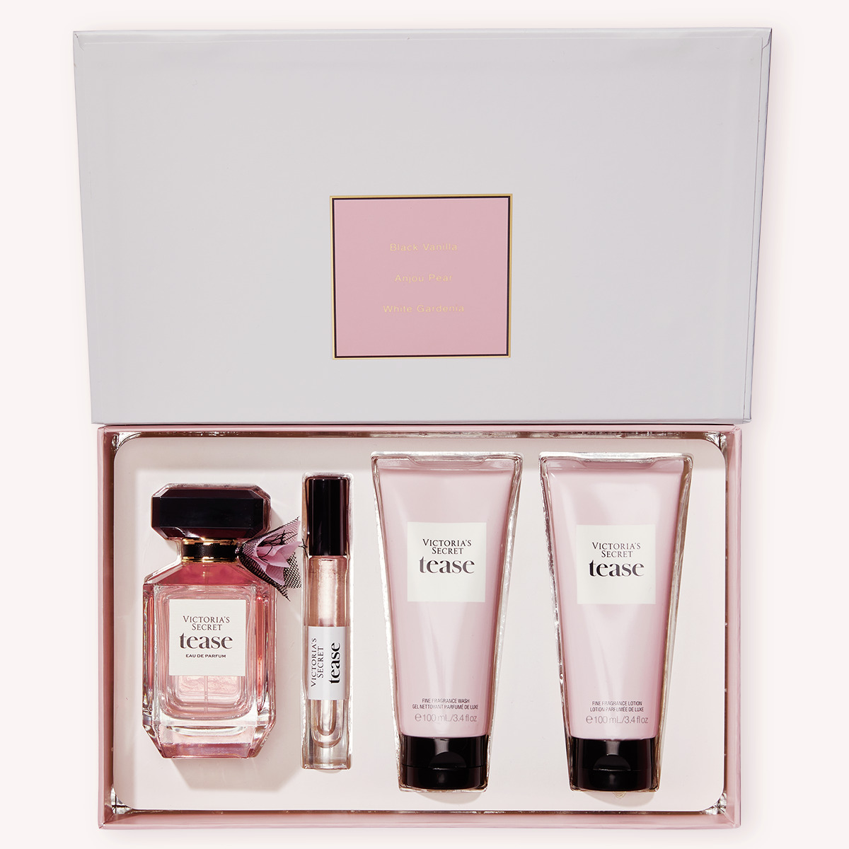 Noir Tease Travel 4 Piece Giftset Noir Tease is not available Os