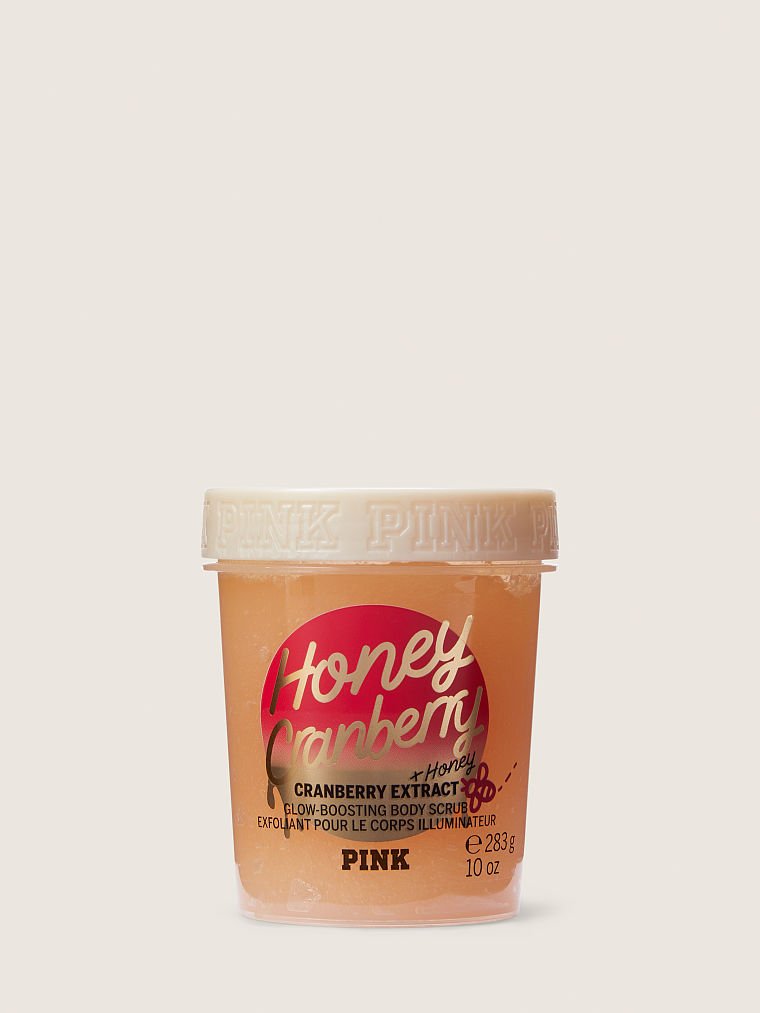 Honey Cranberry Glow-boosting Body Scrub With Pure Honey and Cranberry Extract image number null