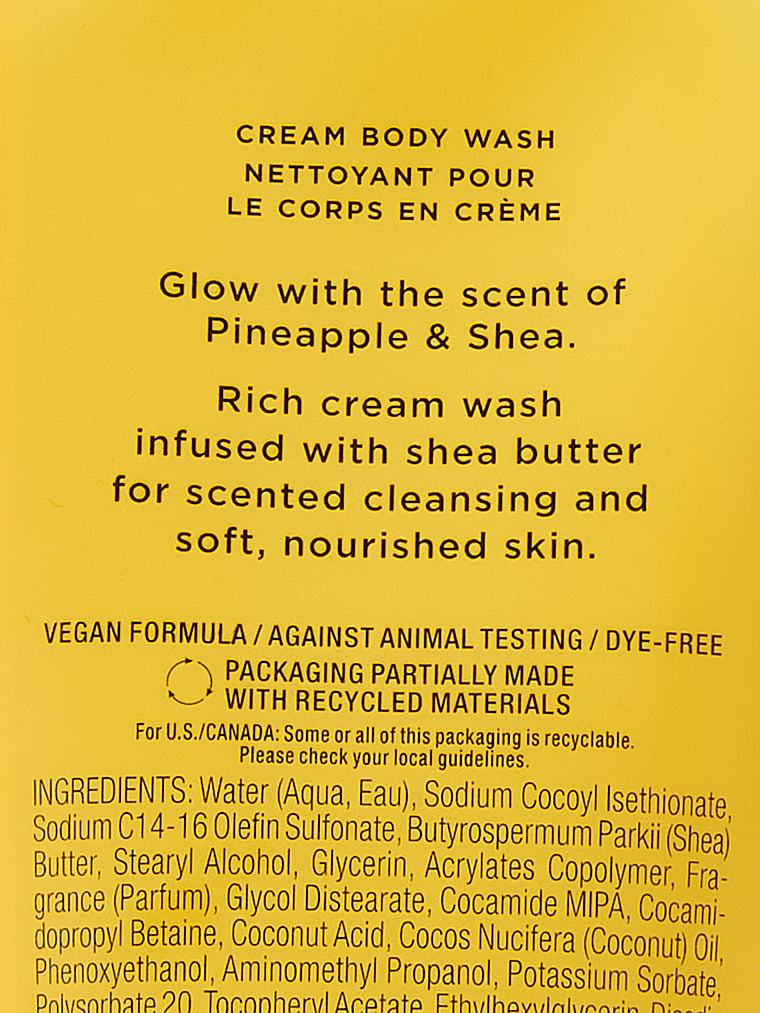 Pineapple & Shea Cream Body Wash image number null