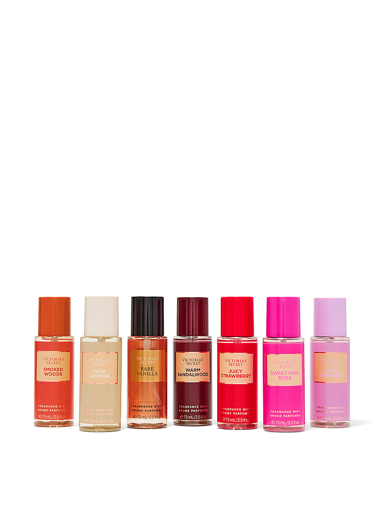 7-Piece Fragrance Mist Layering Gift Set with Bare Vanilla image number null