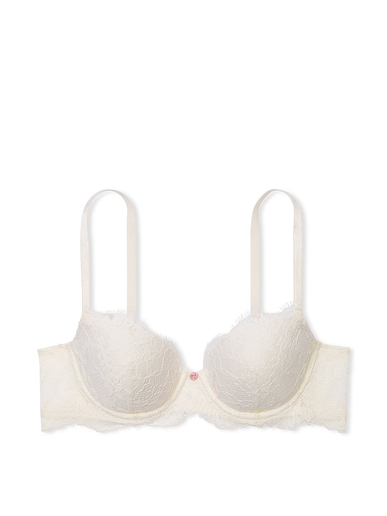 Lace Lightly Lined Classic Coverage Demi Bra image number null