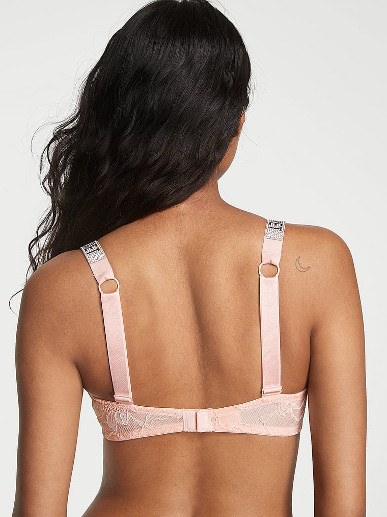 Shine Strap Lace Lightly Lined Balconette Bra image number null