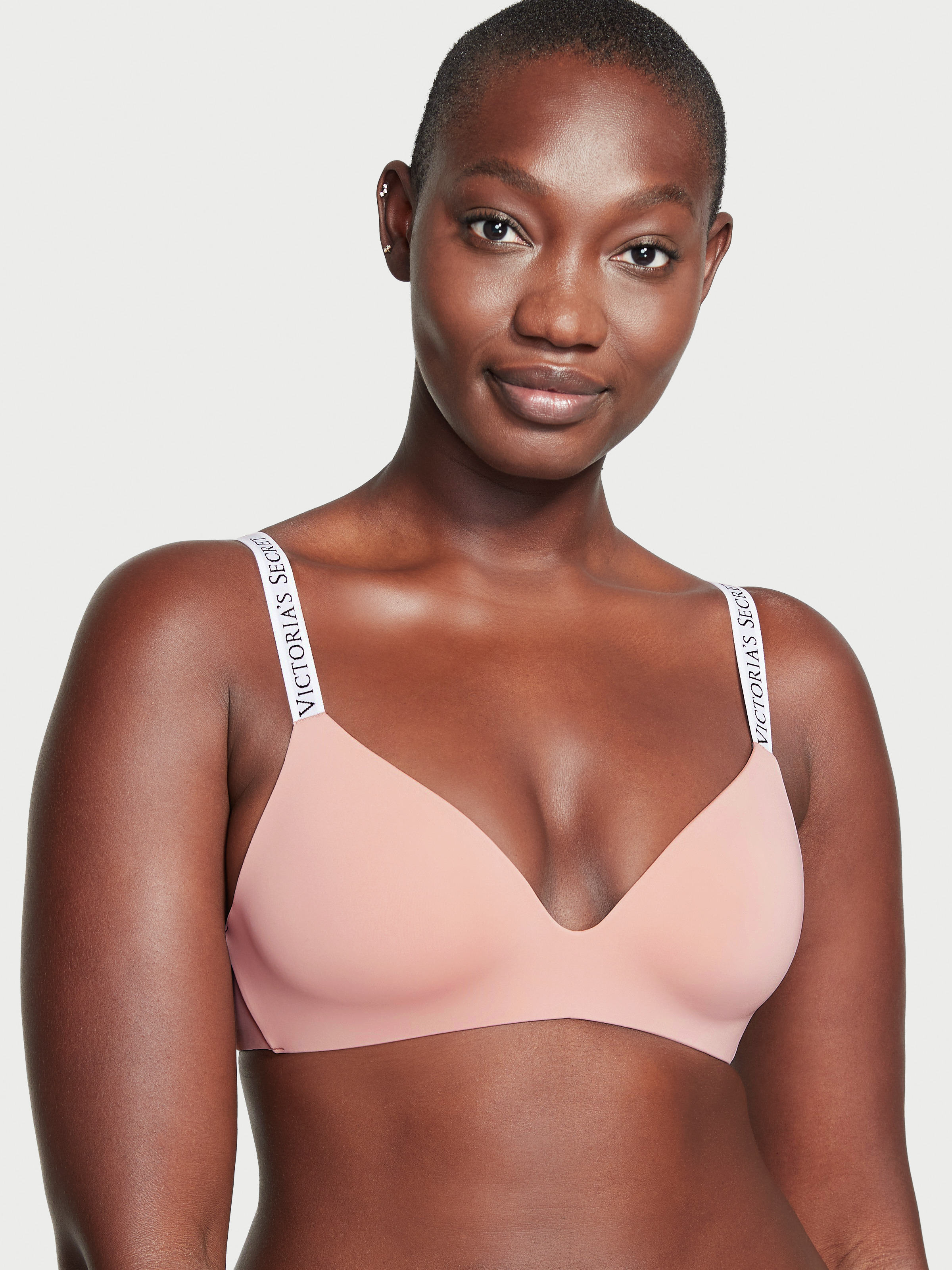  Victorias Secret Pink Wear Everywhere T-Shirt Bra, Lightly  Lined, Smooth, Bras For Women, Grey