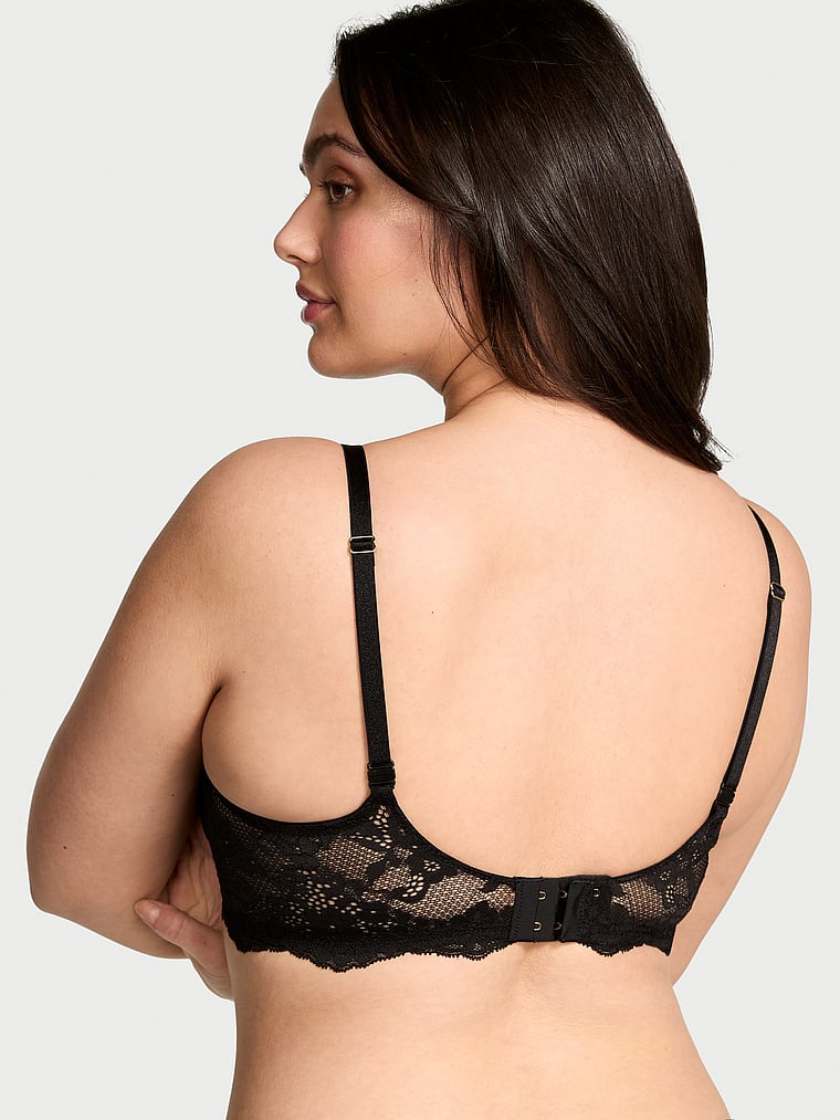 Wicked Unlined Lace Balconette Bra image number null