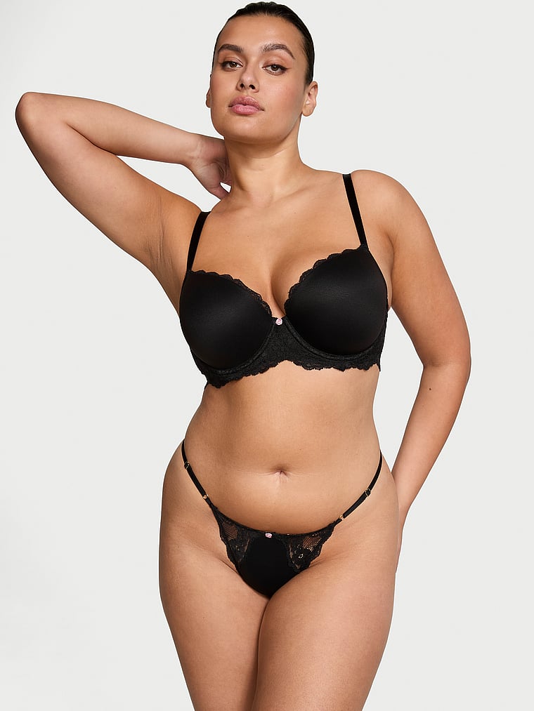 Smooth & Lace Lightly Lined Classic Coverage Demi Bra image number null