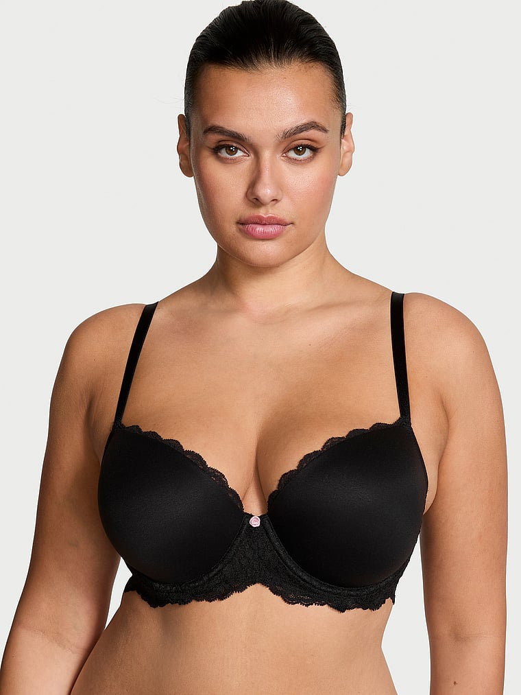 Smooth & Lace Lightly Lined Classic Coverage Demi Bra image number null