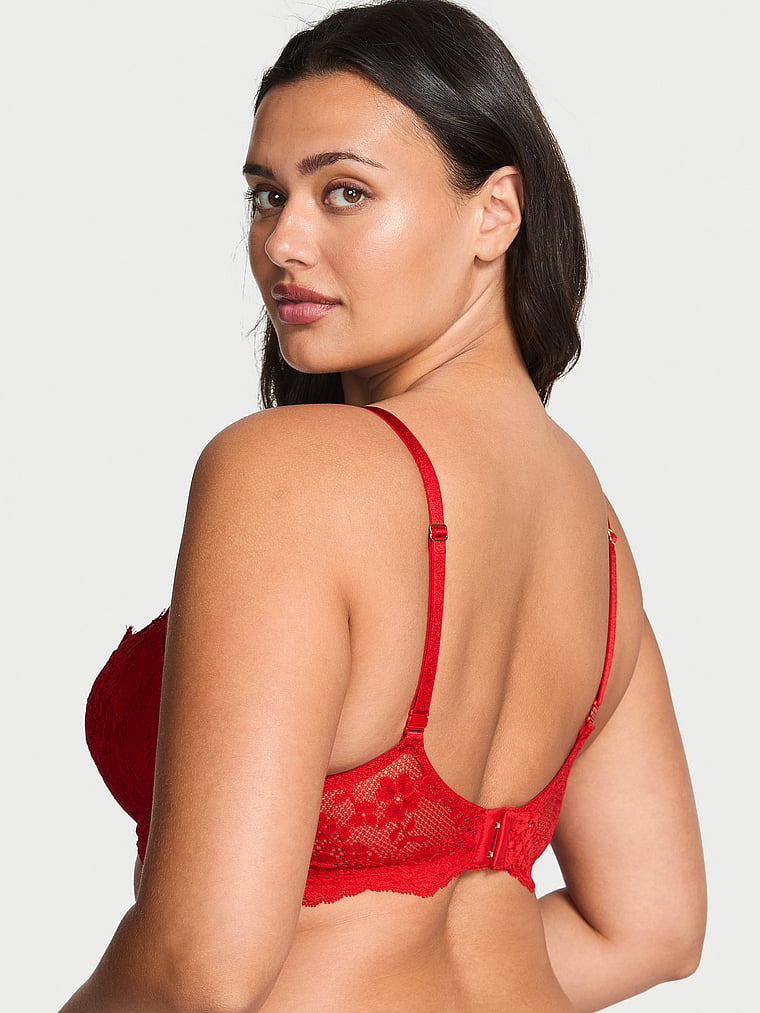 Wicked Unlined Lace Balconette Bra image number null