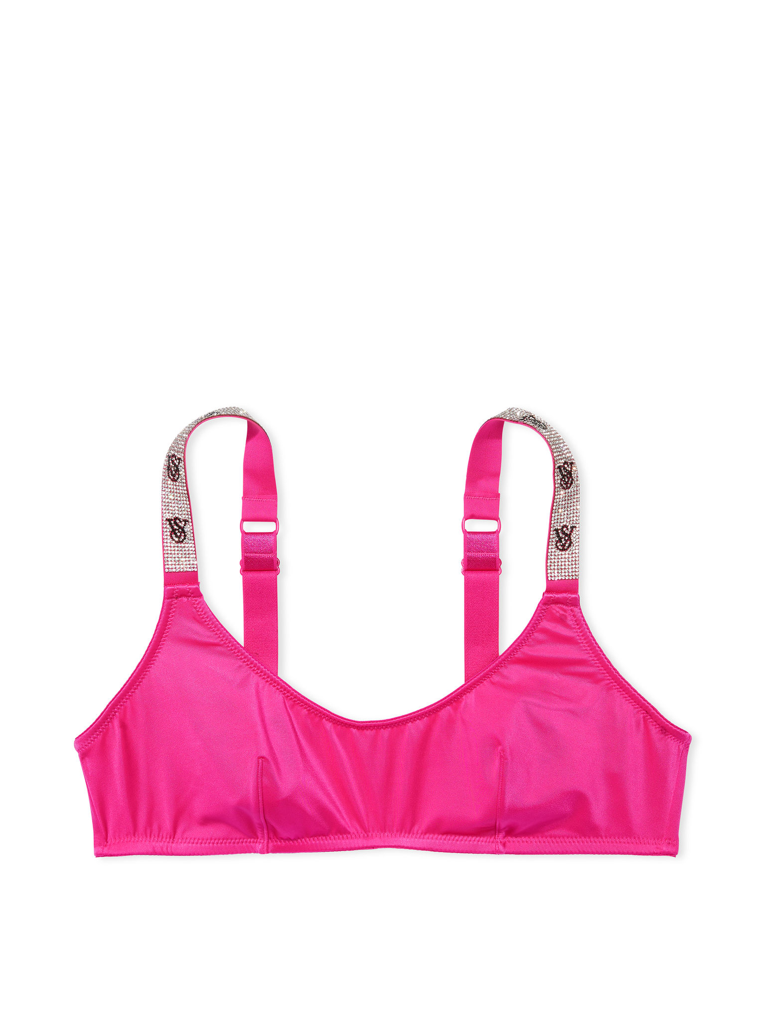 Shine Strap Scoop Bralette image number null