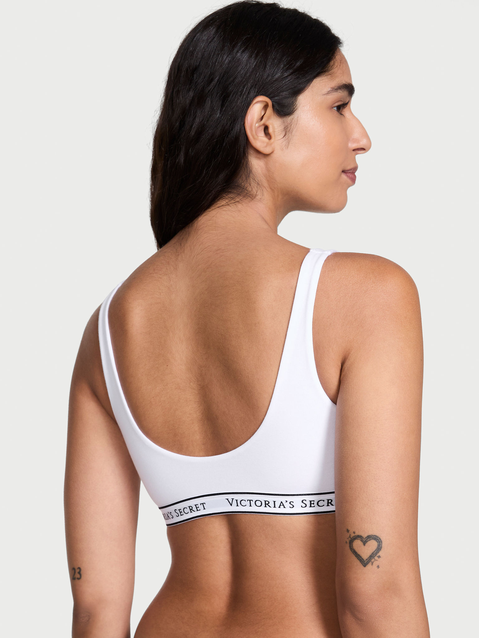 Cotton Wireless Scoop Bralette image number null