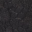 Lace Lightly Lined Classic Coverage Demi Bra, Black, swatch