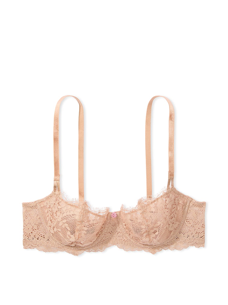 Wicked Unlined Lace Balconette Bra image number null