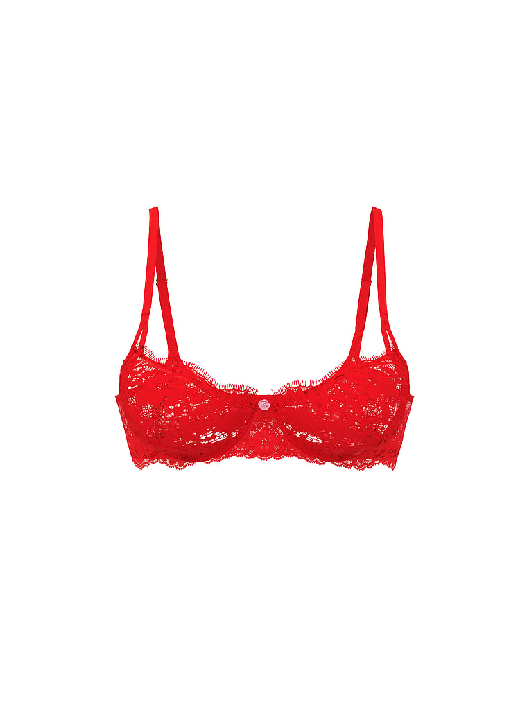 Wicked Unlined Lace Balconette Bra image number null
