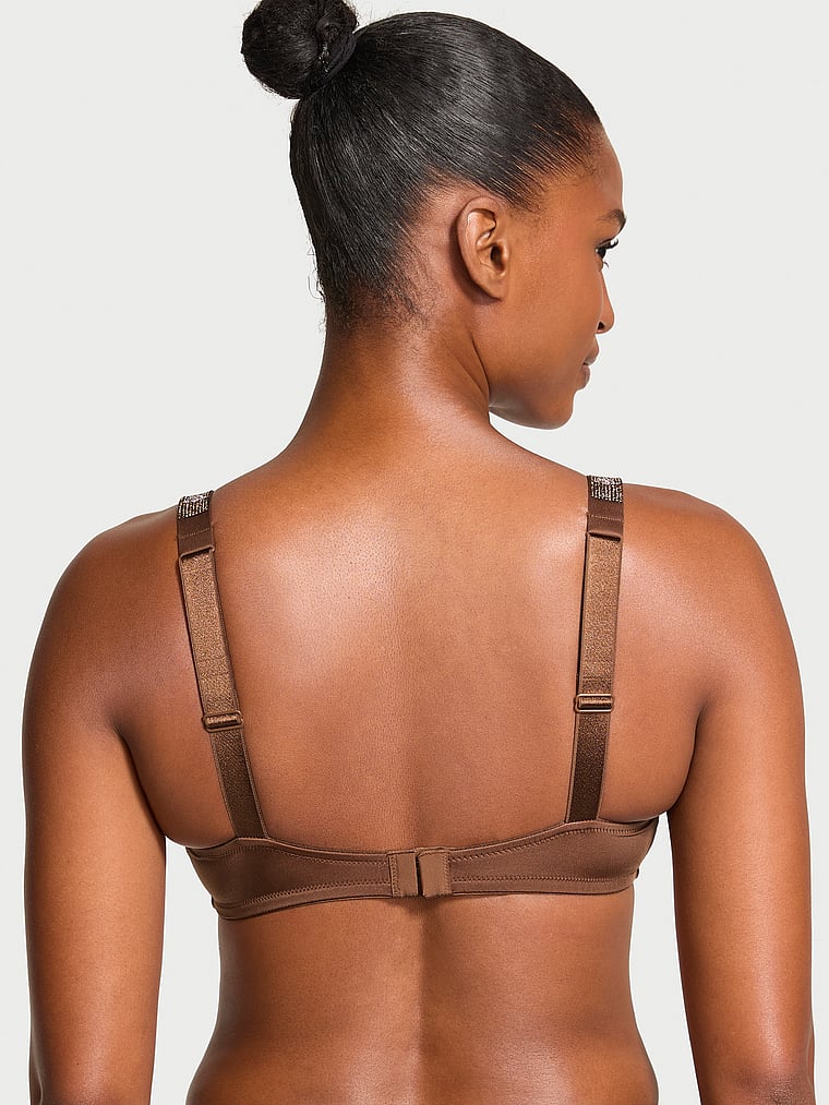 Shine Strap Scoop Bralette image number null