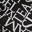 Logo Shine Strap Smooth Longline Demi Bra, Black Newspaper, swatch