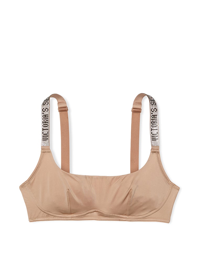Shine Strap Scoop Bralette image number null