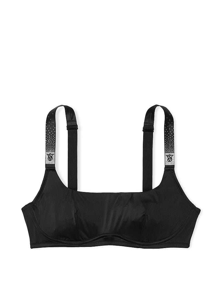 Shine Strap Scoop Bralette image number null