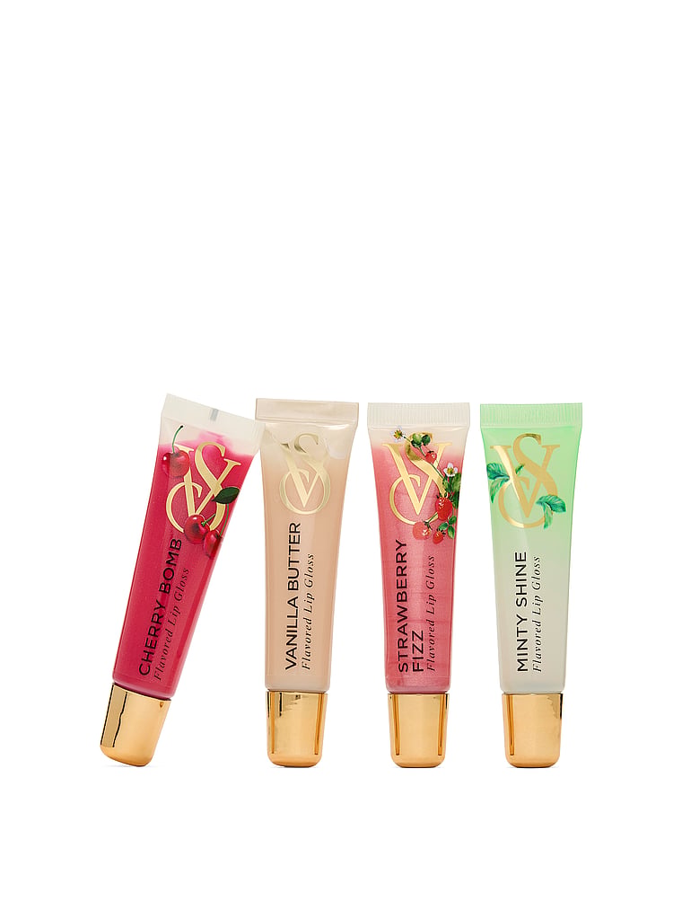 4-Piece Flavor Favorites Lip Gloss Gift Set ft. New Vanilla Flavor Sneak Peek image number null