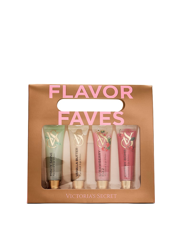4-Piece Flavor Favorites Lip Gloss Gift Set ft. New Vanilla Flavor Sneak Peek image number null