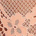Twinkle Butterfly Lace & Mesh Bikini Panty, Tropical Peach, swatch