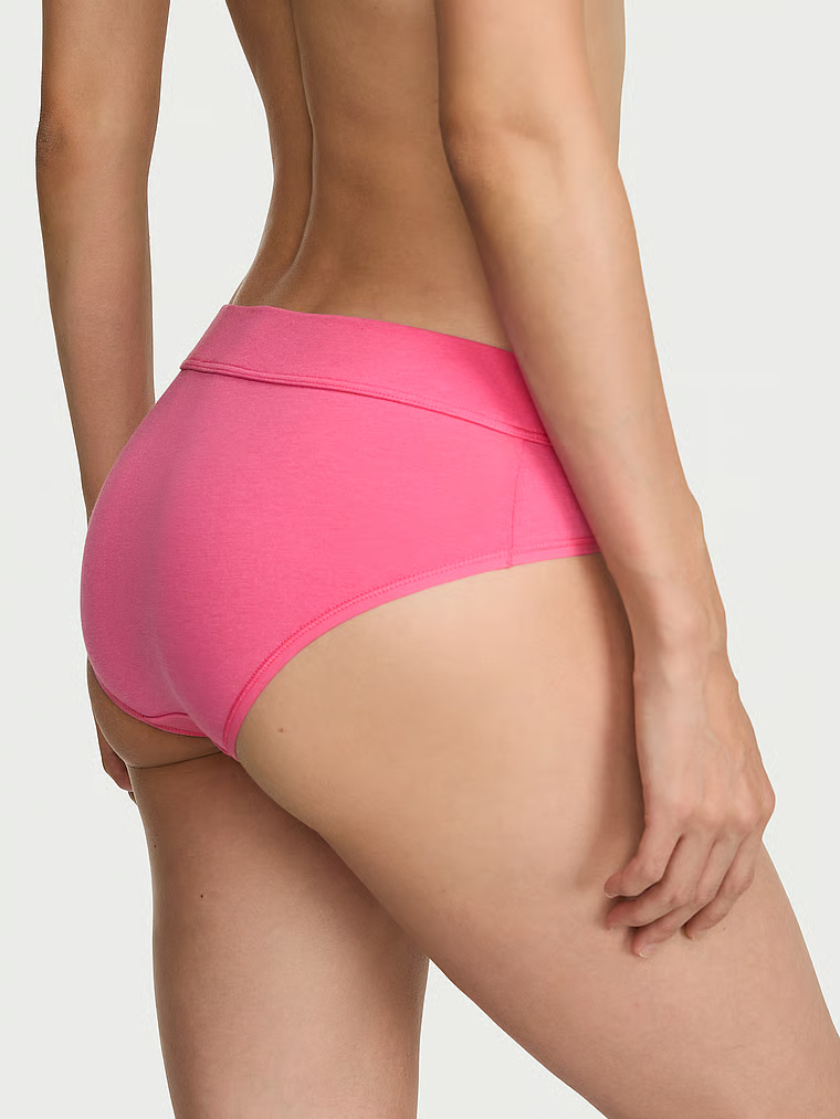 Logo Cotton Lace Patch Hiphugger Panty image number null