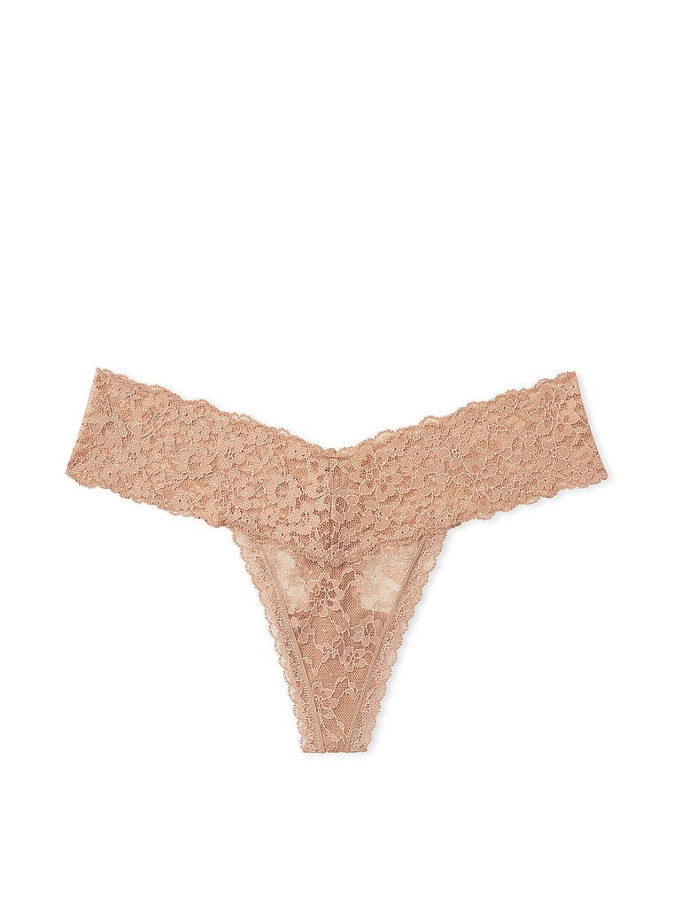 Lace Thong Panty image number null