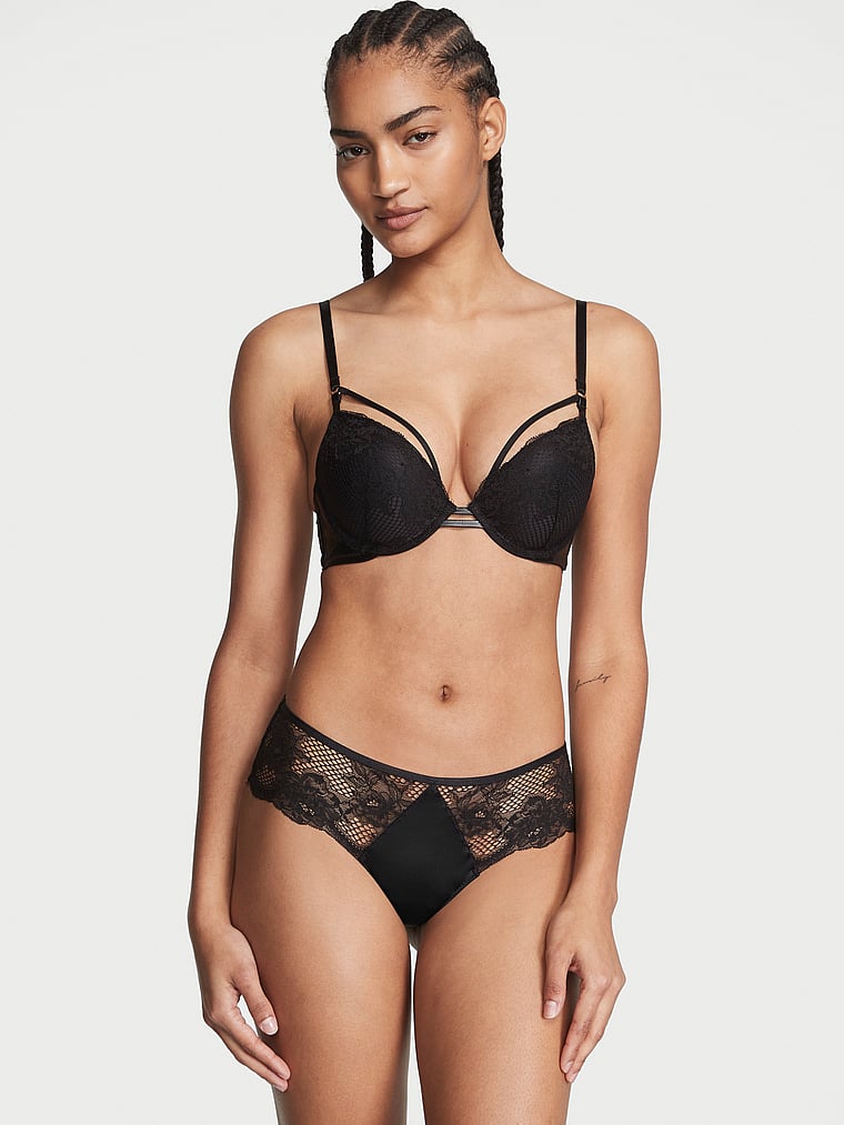 Lace-Trim Cheeky Panty image number null