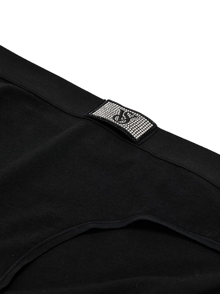 Logo Cotton Shine Patch Hiphugger Panty image number null