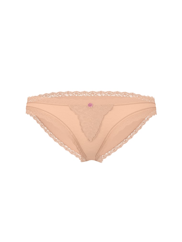 Lace-Trim Bikini Panty image number null